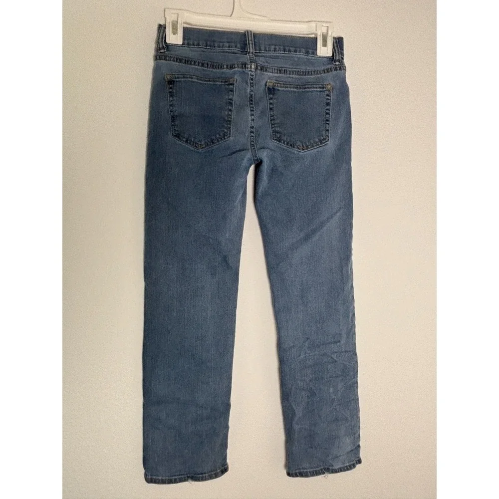 Gap Jeans Kids 10 Blue Denim Medium Wash‎ Stretch 4 Inseam Straight Leg Casual